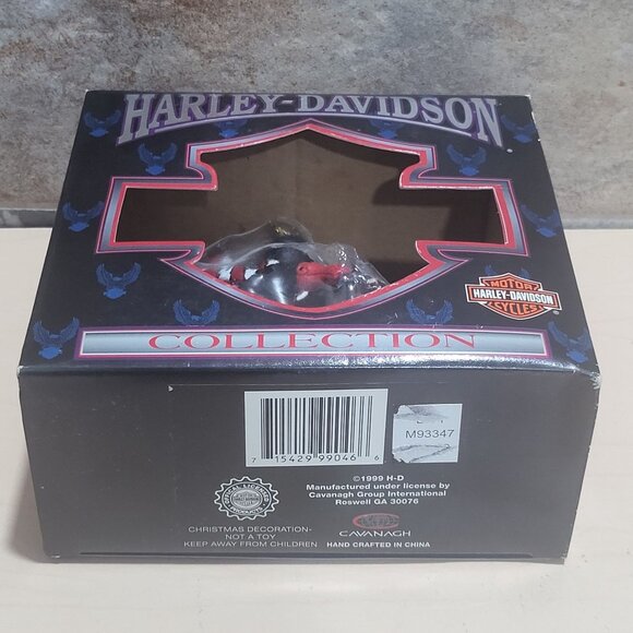 Harley Davidson Walrus Motorcycle North Pole Christmas Ornament 1999 - Picture 13 of 13